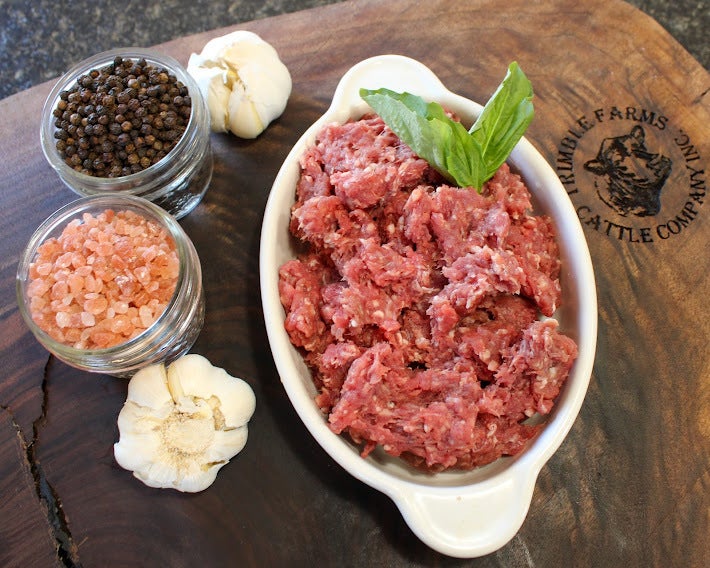 Primal Ground Beef | Trimble Farms Cattle Company